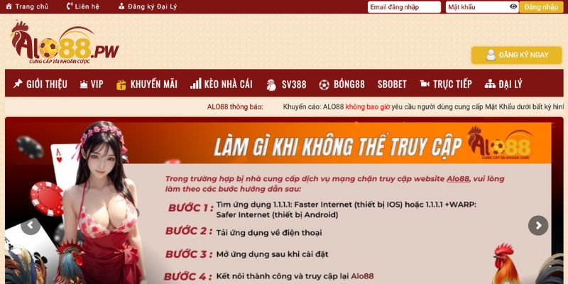 Truy cập trang chủ nhà cái bằng link chính thống